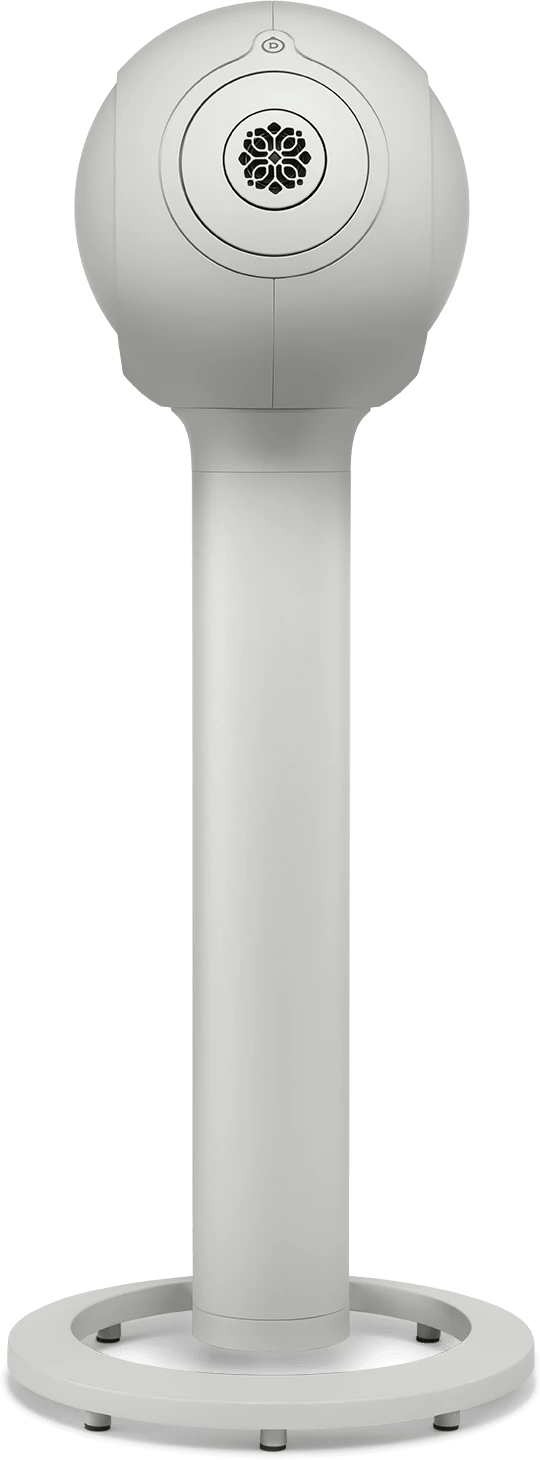 Frontansicht des Devialet Tree Phantom Ultimate 108 dB in Lichtperle.