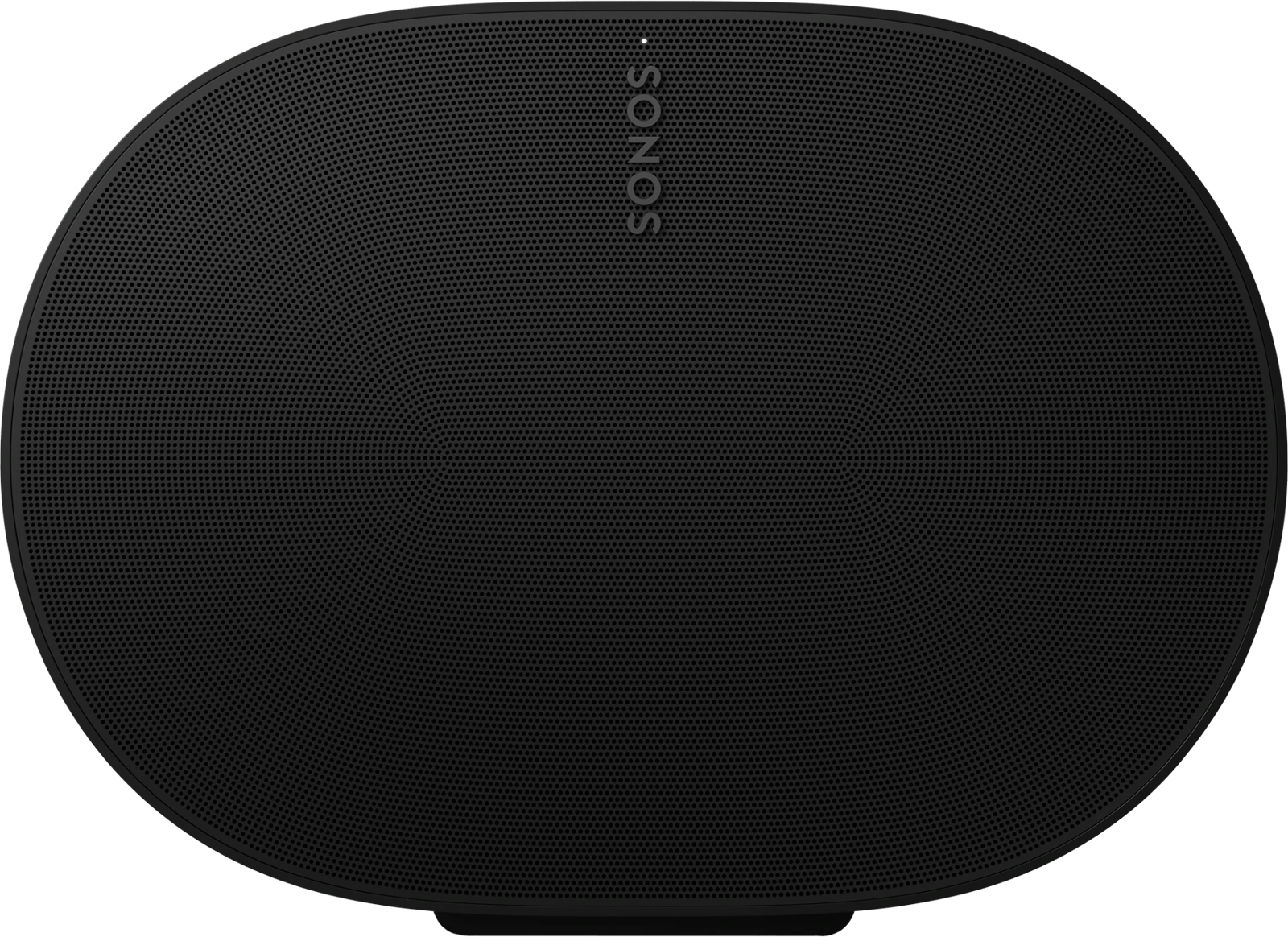 Frontansicht des Sonos Era 300 Lautsprechers in Schwarz.