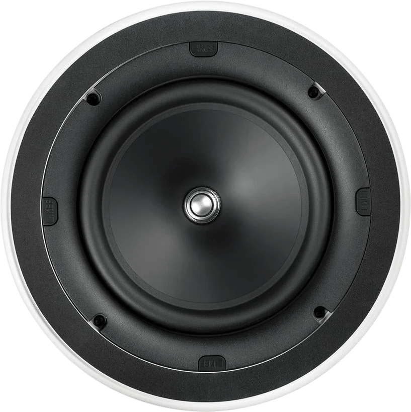 KEF Ci200ER Einbaulautsprecher, Frontansicht ohne Gitter