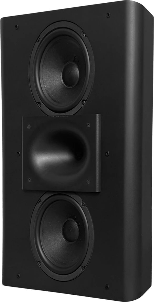 Procella Audio P28 Mk3 Lautsprecher mit zwei 8-Zoll-Treibern und einem 1,7-Zoll-Hochtöner.