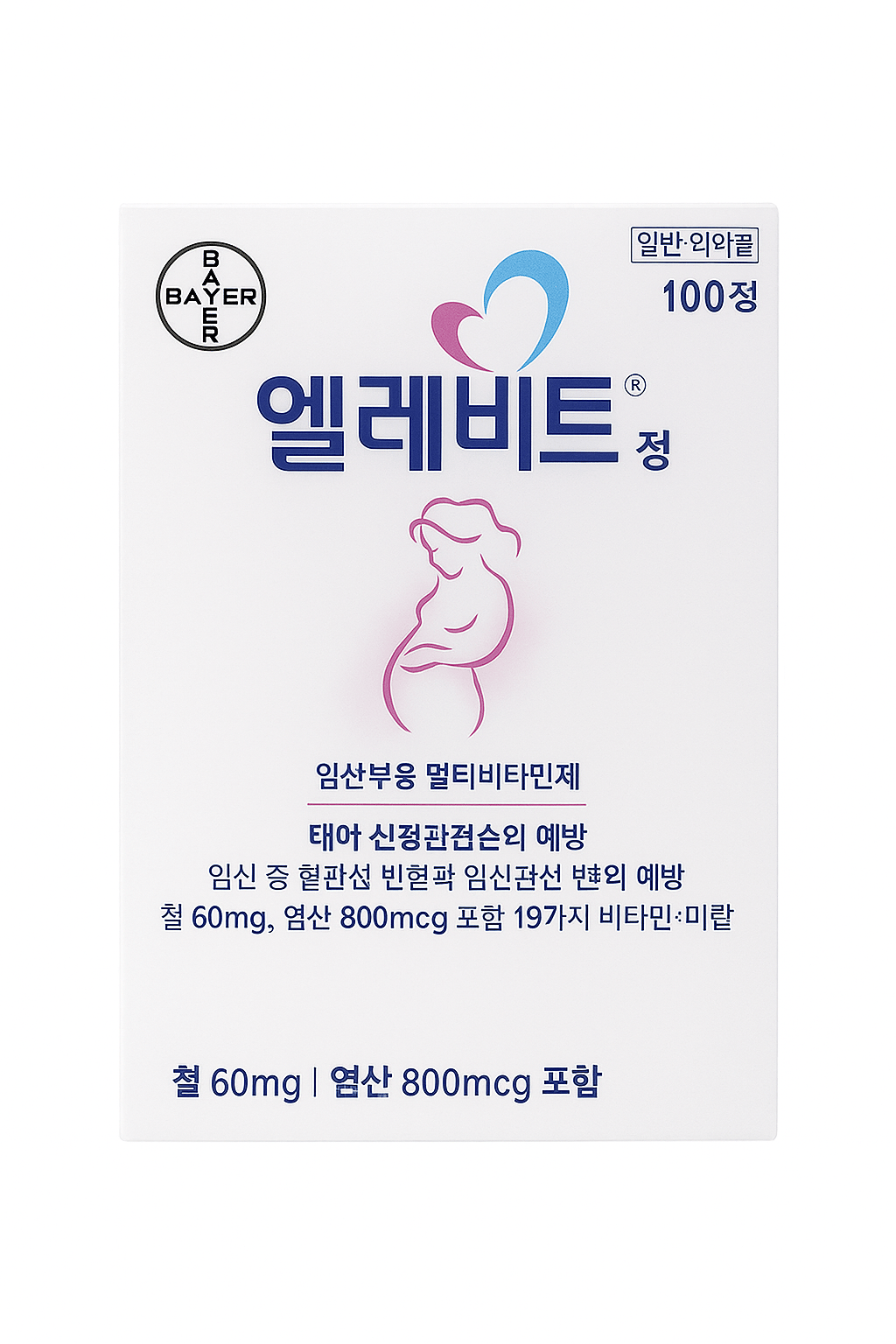 엘레비트정 100정