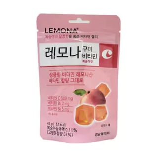 레모나 구미 비타민 복숭아맛 43g