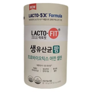 락토핏 생유산균 팜 2g 60포