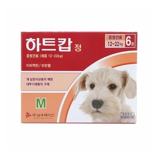 하트캅정 중형견용 12~22kg 6정
