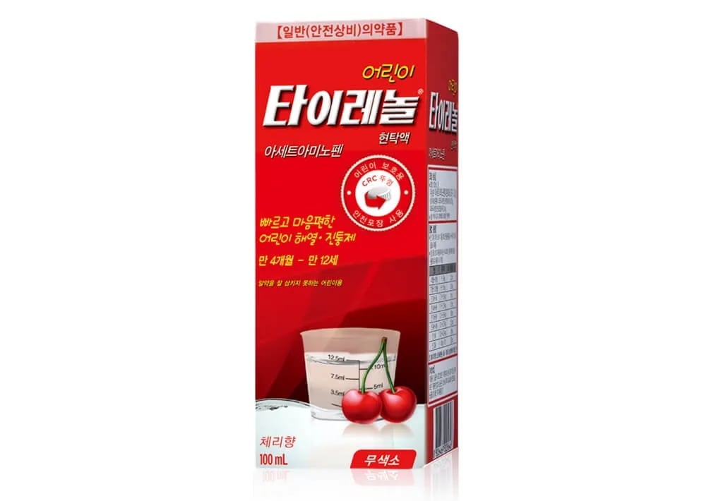어린이 타이레놀 현탁액 100ml