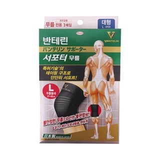 반테린코와 서포터 무릎 대형 L 1매입