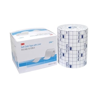 3M 소프트 클로스 테이프 위드 라이너 부드러운 천 반창고 10cm x 10m
