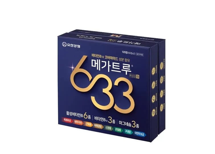 메가 트루 육삼삼정 60정