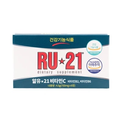 RU 알유 21 비타민C 4.5g 6정