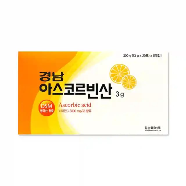 경남 아스코르빈산 3g 100포 (3g x 20포 x 5개입)