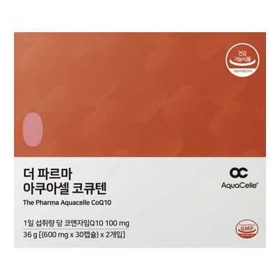 더 파르마 아쿠아셀 코큐텐 600mg 60캡슐