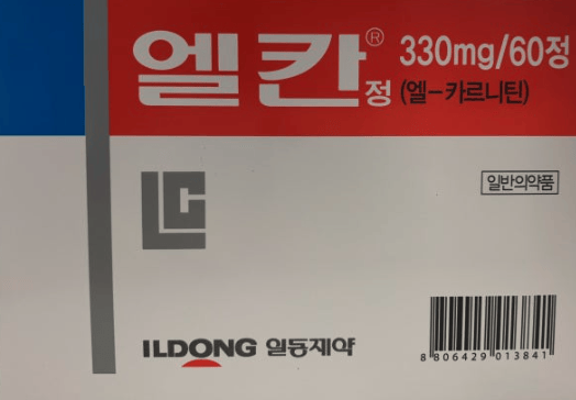 엘칸정 330mg 90정