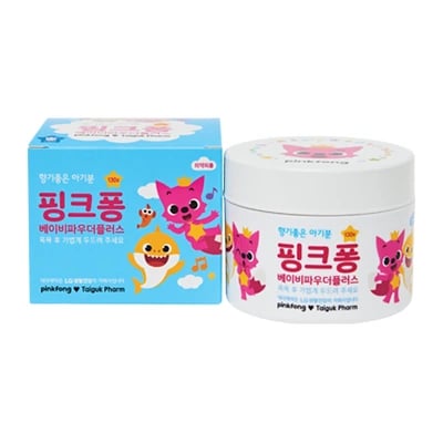 핑크퐁 베이비파우더플러스 130g