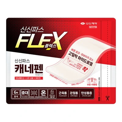 신신파스 캐네펜 카타플라스마 중대형 6매