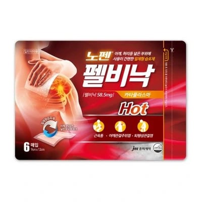 노펜 펠비낙 핫 카타플라스마 6매입
