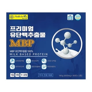 헬스포유 프리미엄 유단백추출물 MBP 600mg 180정