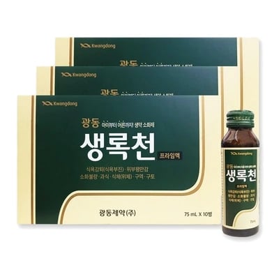 광동 생록천 프라임액 75ml 10병