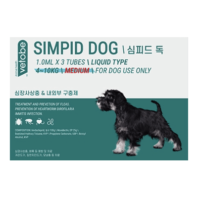 심피드 독 4~10kg 1.0ml 3피펫