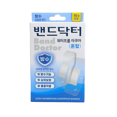 밴드닥터 워터프룹 아쿠아 혼합 10매