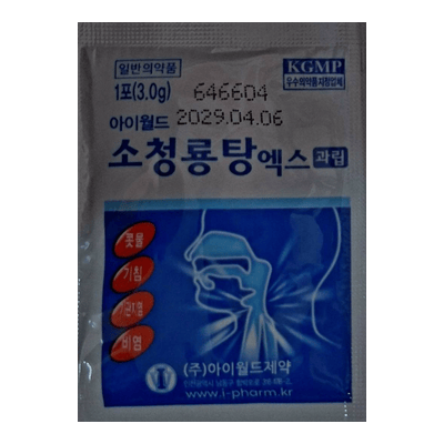 아이월드 소청룡탕 엑스과립 3g 1포