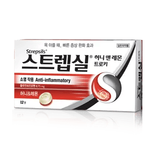 스트렙실 허니 앤 레몬 트로키 12정