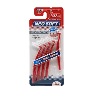 네오 소프트 치간 칫솔 SSSS 5개