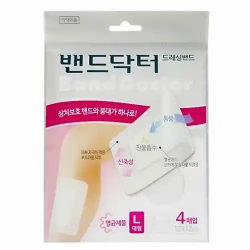 밴드닥터 드레싱밴드 대형 4매입