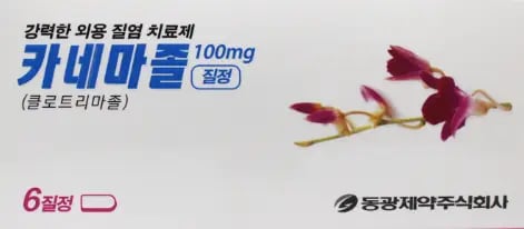 카네마졸 100mg 질정 6질정
