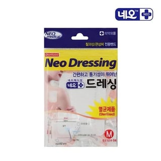 네오 드레싱 M 멸균거즈 6매