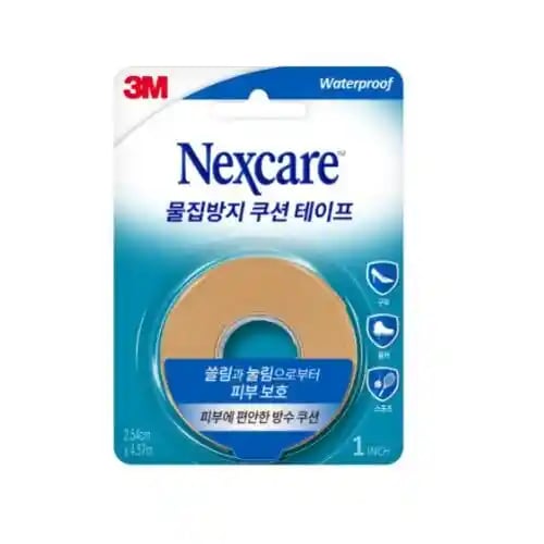 넥스케어(Nexcare) 3M 물집방지 쿠션 테이프 1인치