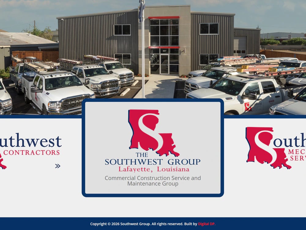 The Southwest Group — Website designed and built by Digital DP