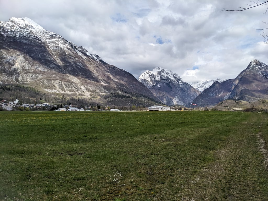 Panoramic View of Bovec Landscape