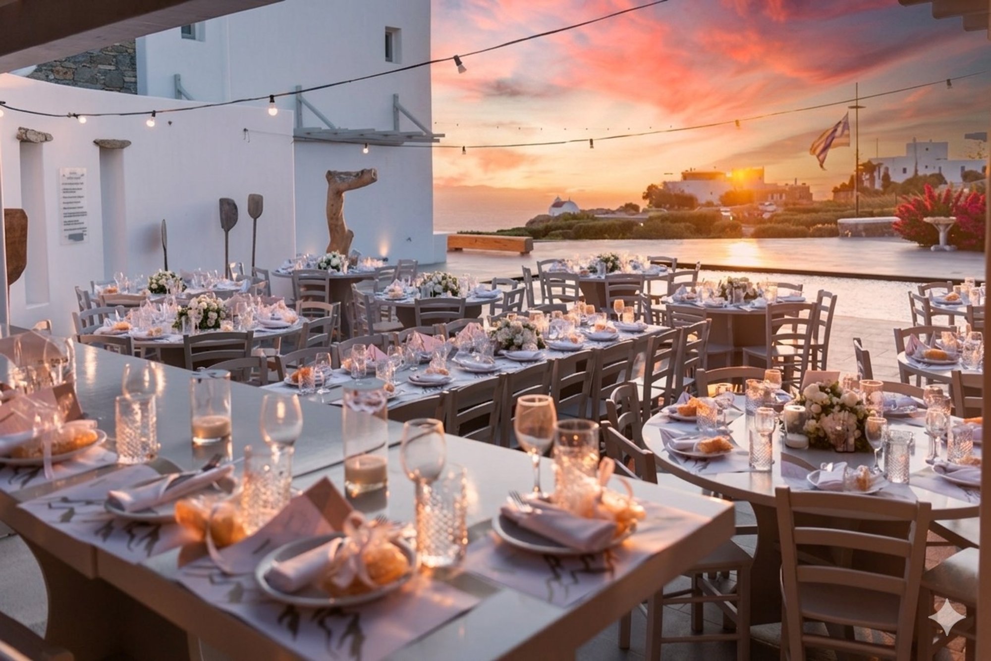 Aletro Cottage Houses wedding venue in Mykonos, Mykonos