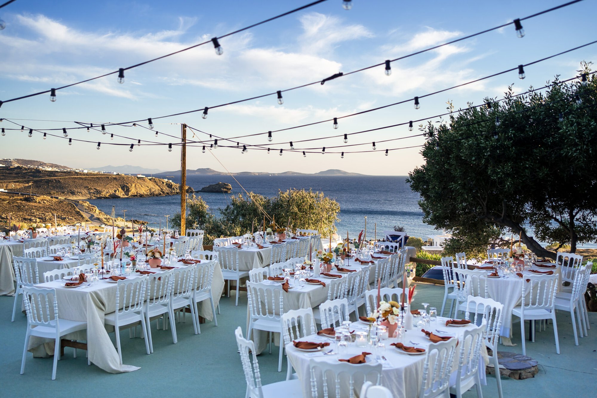 Anerousses Mykonian Traditional Houses wedding venue in Houlakia, Mykonos