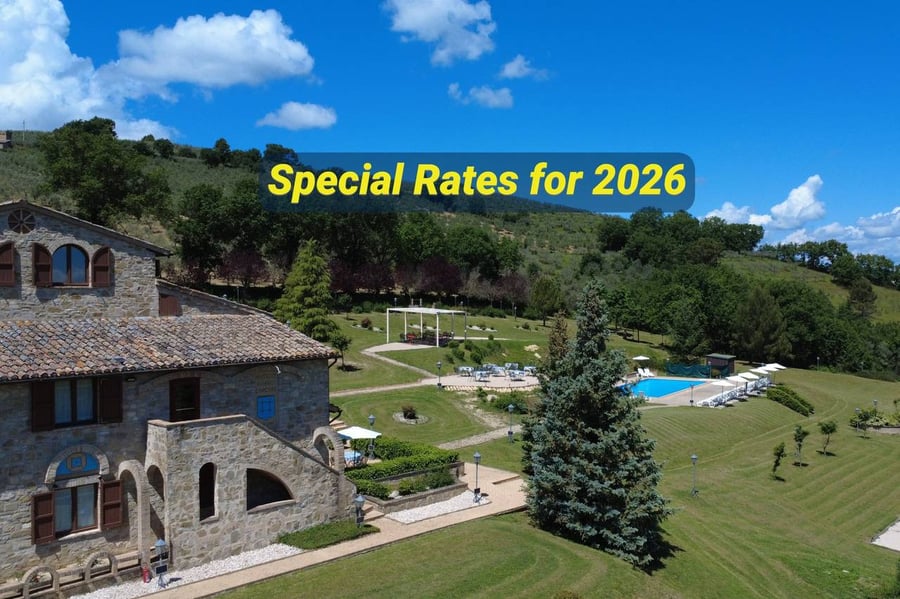 Antico Borgo Carceri - Restored Village wedding venue in Assisi, Umbria