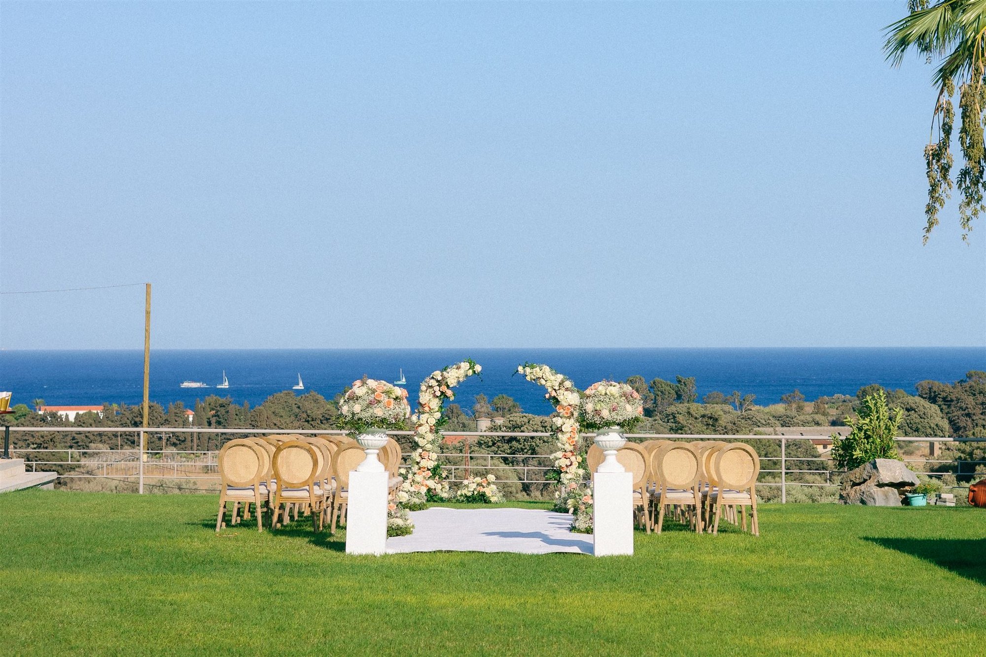 Bello Blu Luxury Villa wedding venue in Rhodes, Rhodes