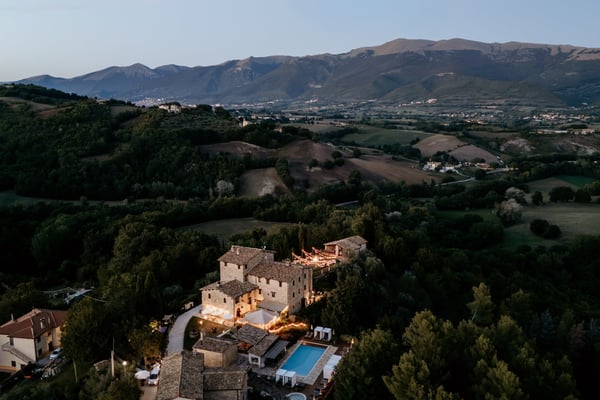 Borgo Castello Panicaglia, wedding venue in Nocera Umbra, Umbria