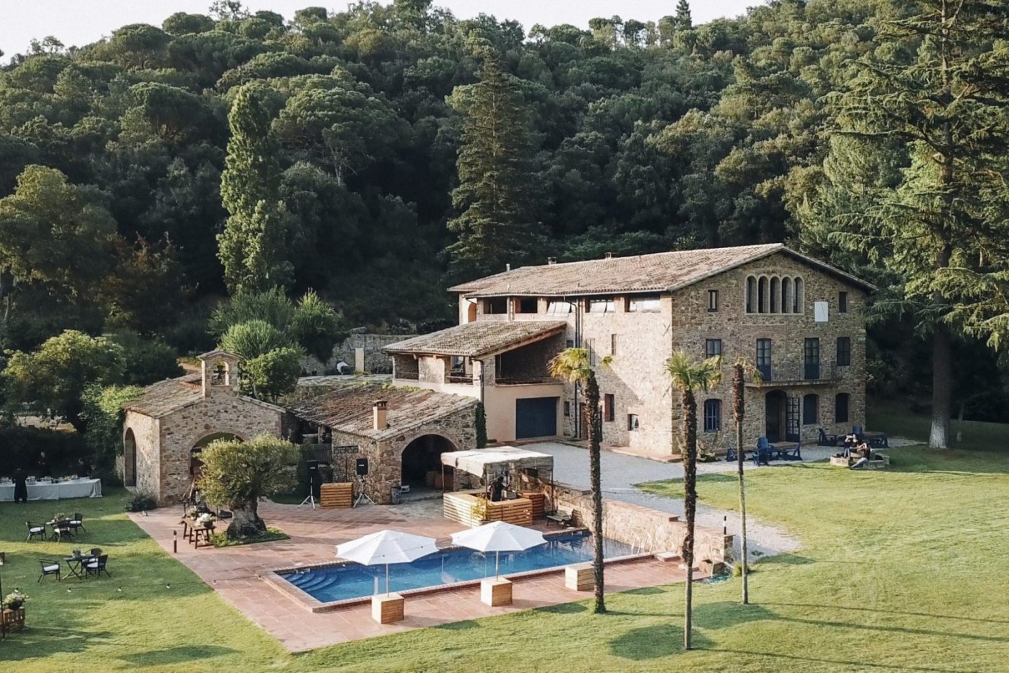 Can Riera de la Pineda wedding venue in Arbúcies, Barcelona