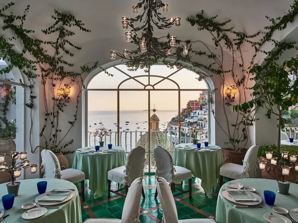 Le Sirenuse — the Sersale family's legendary hotel terraced 70 metres above the Mediterranean in Positano, Amalfi Coast