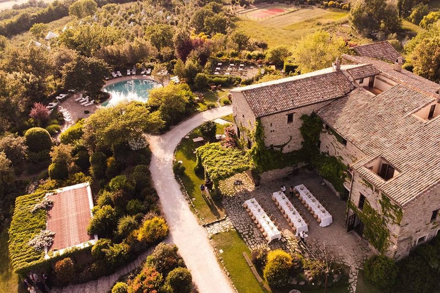 Castello di Petrata - Medieval Castle & Hotel wedding venue in Assisi, Umbria