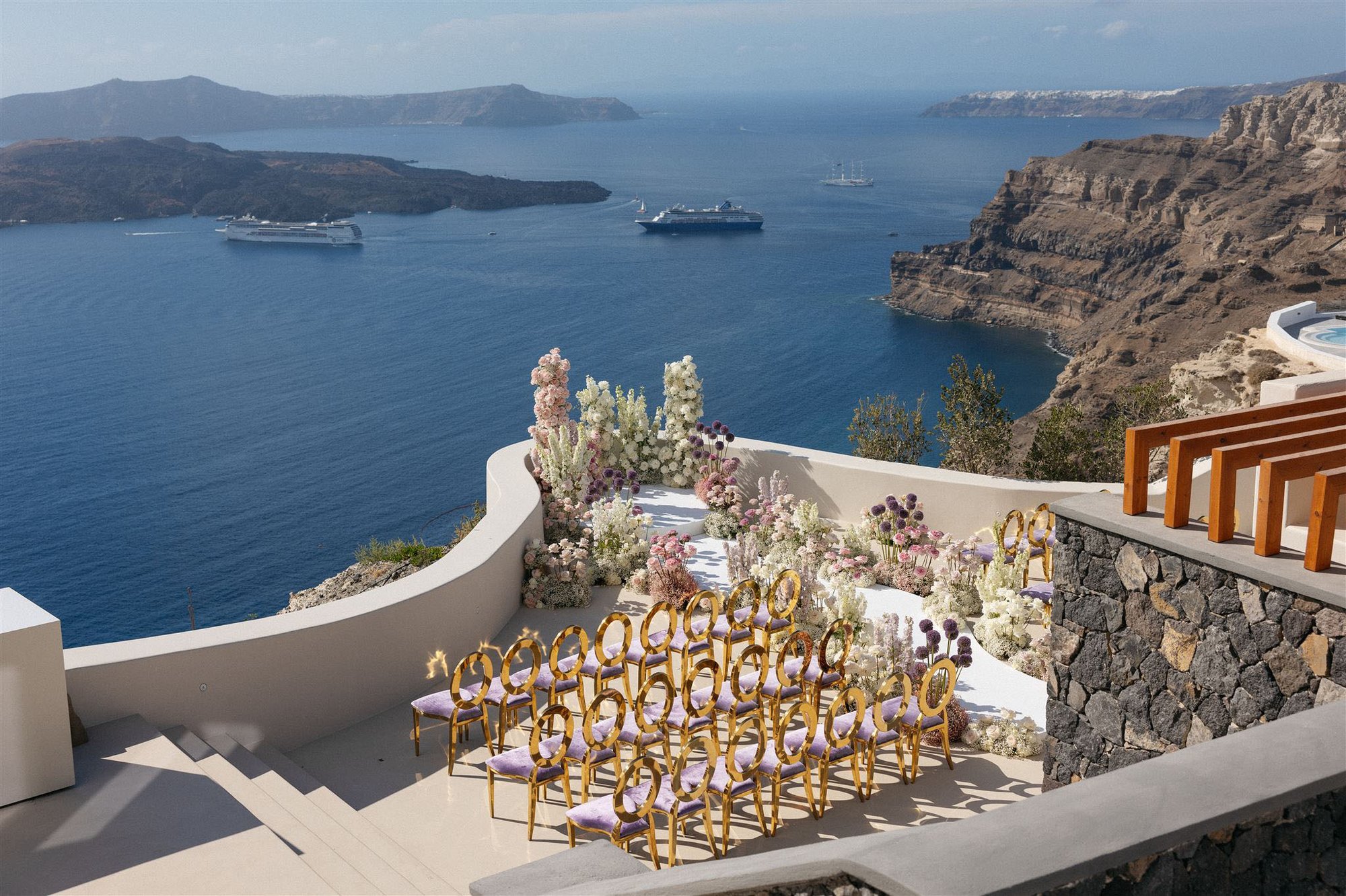 Islet Santorini wedding venue in Santorini, Santorini