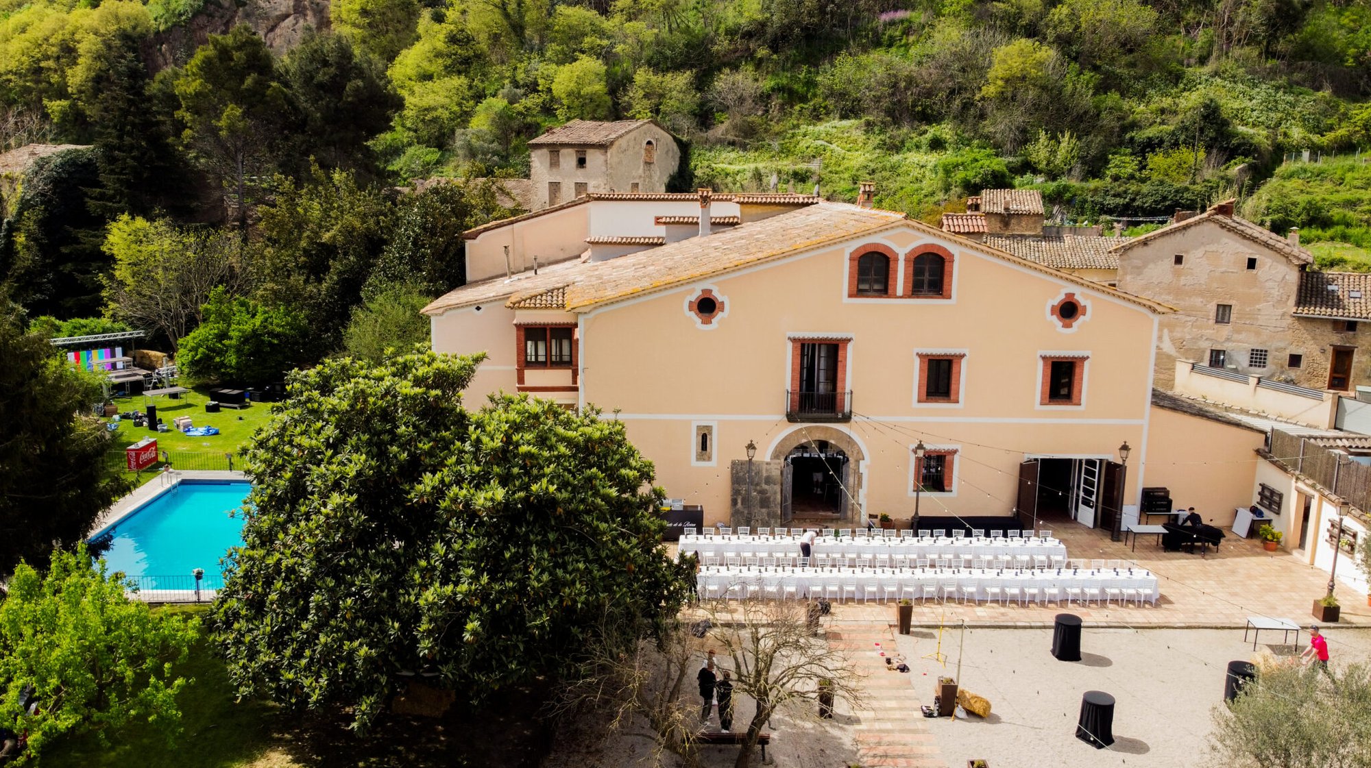 Masia Font de la Reina wedding venue in Capellades, Barcelona