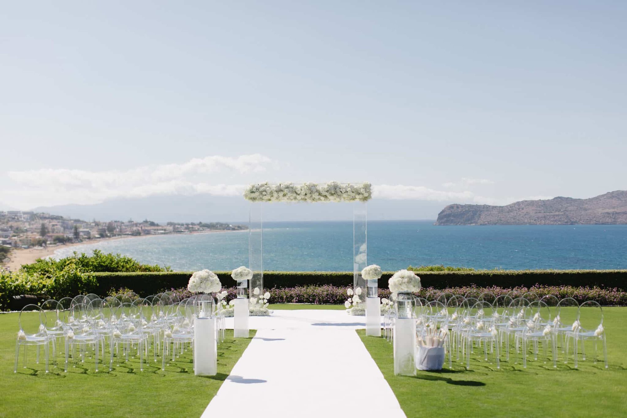 Sea View by En Kipo wedding venue in Stalos, Crete