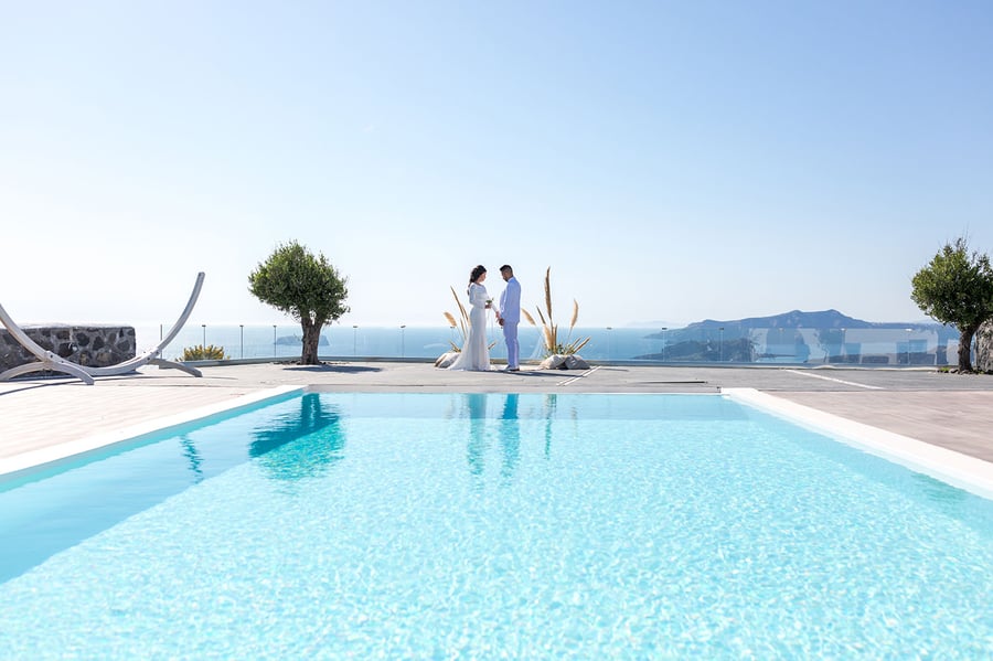 Thermes Villas and Spa — wedding venue in Santorini, Santorini