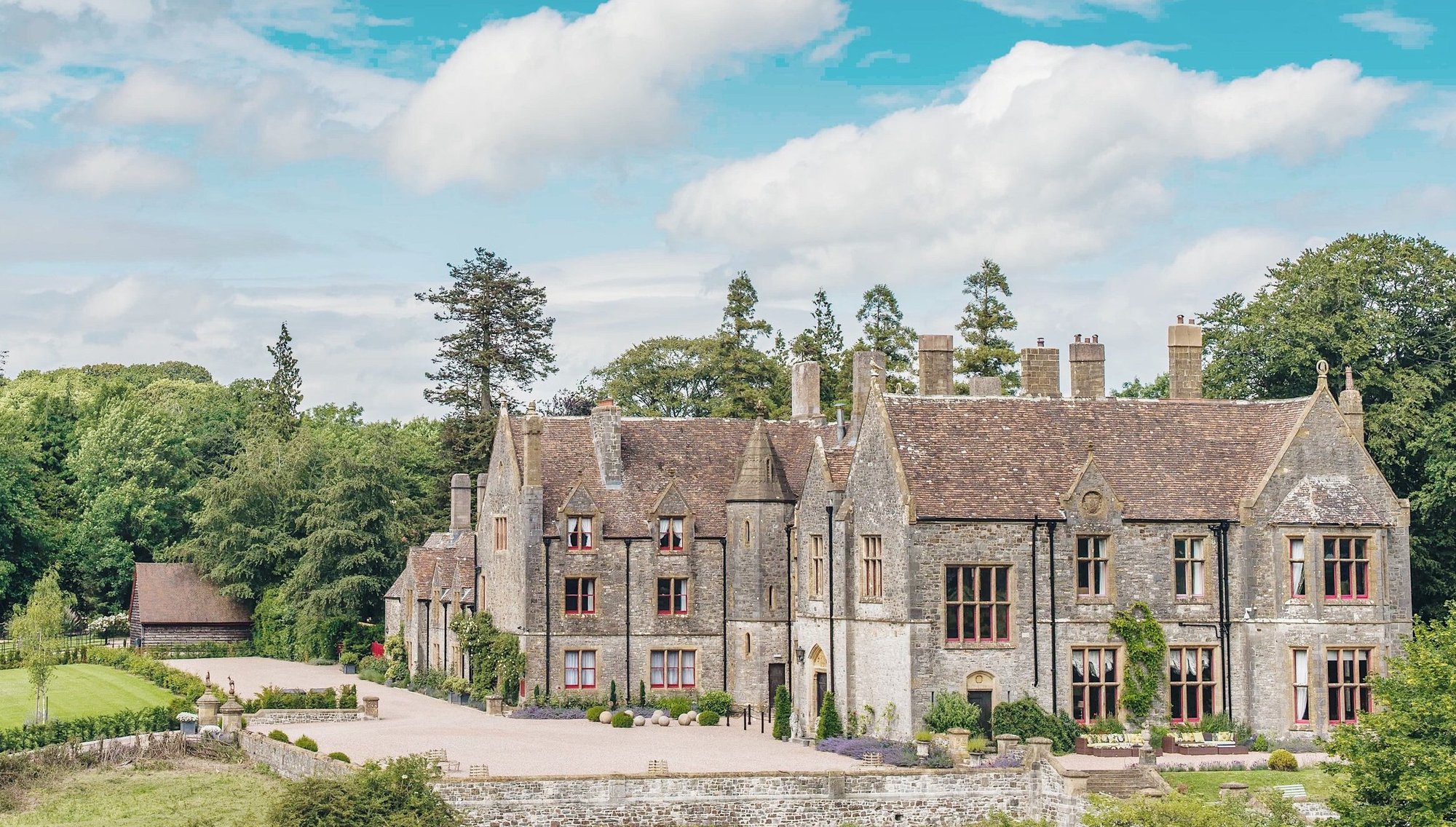 Huntsham Court, Devon wedding venue in Tiverton, South West England