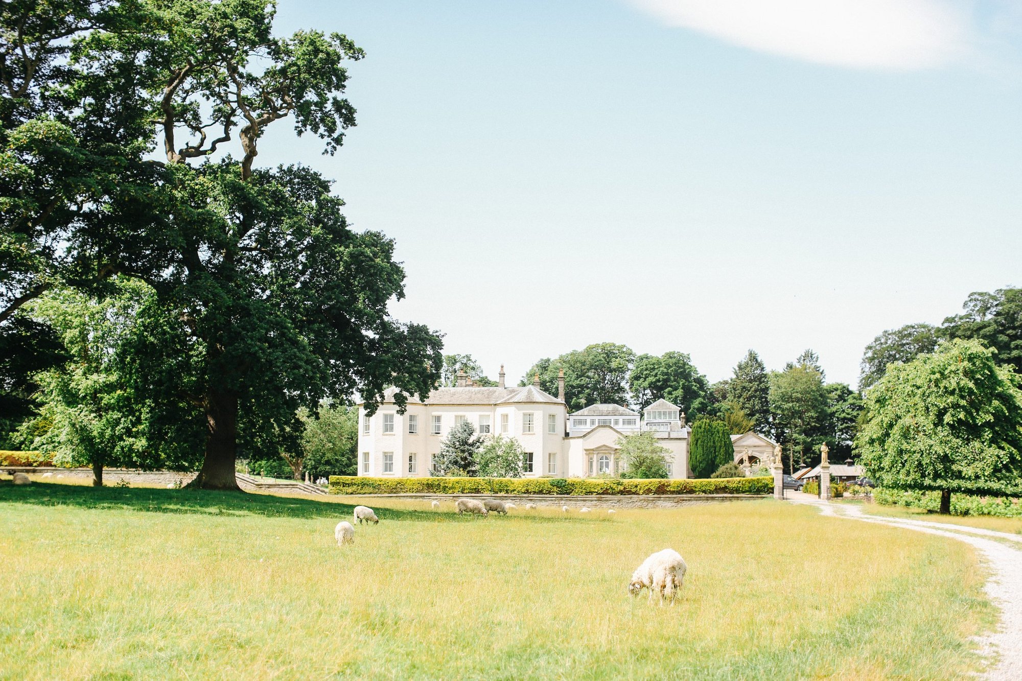 Lartington Hall, County Durham wedding venue in Barnard Castle, North East England