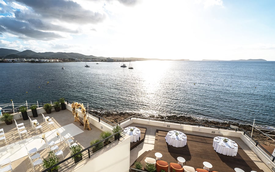 Vibra Yamm Sunset — wedding venue in San Antonio Bay, Ibiza