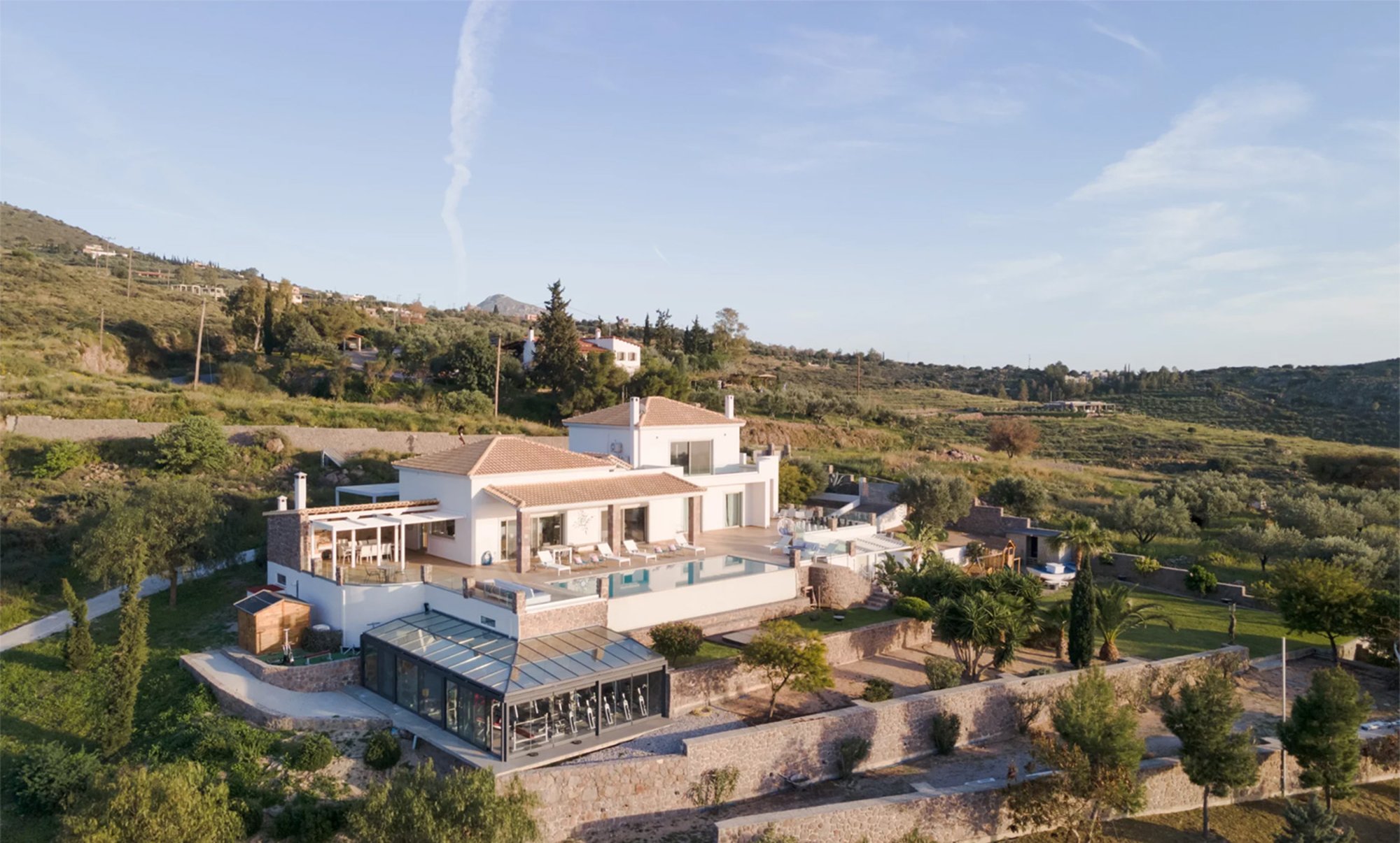 Villa Aphea wedding venue in Aegina, Aegina