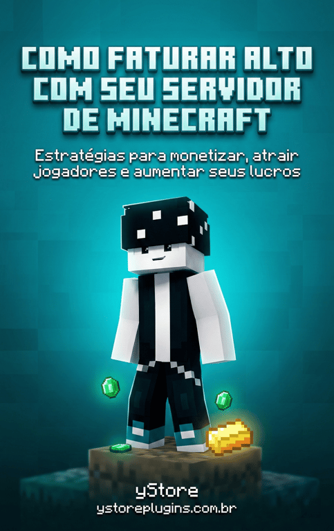 Cover of the ebook Como Faturar Alto com Seu Servidor de Minecraft