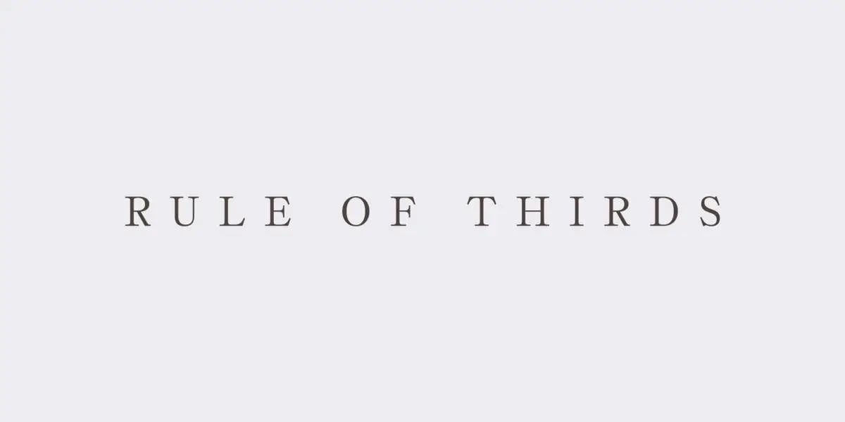Rule of Thirds